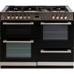 Belling DB4110DF Dual Fuel Range Cooker in Stainless Steel